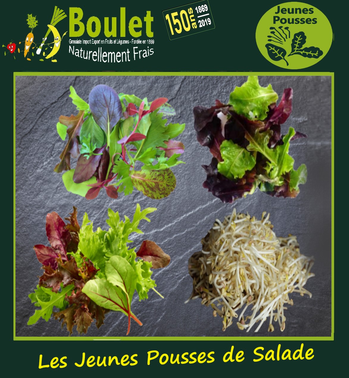 BOULET F&L JEUNES POUSSES DE SALADE